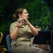 246th Army Band preforms at the Icehouse Amphitheater