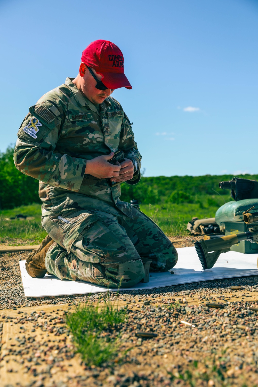 Air Force Security Forces Fire the M110A1 SDMR at Camp Ripley