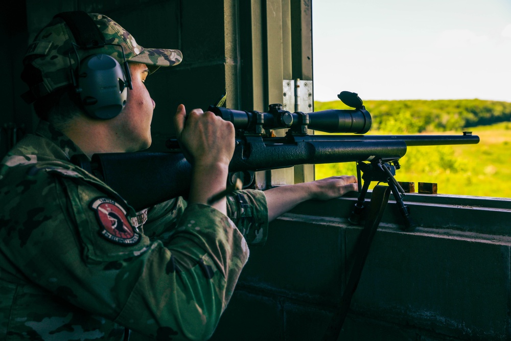 Air Force Security Forces Fire the M110A1 SDMR at Camp Ripley