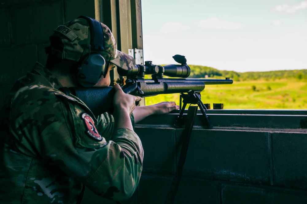 Air Force Security Forces Fire the M110A1 SDMR at Camp Ripley