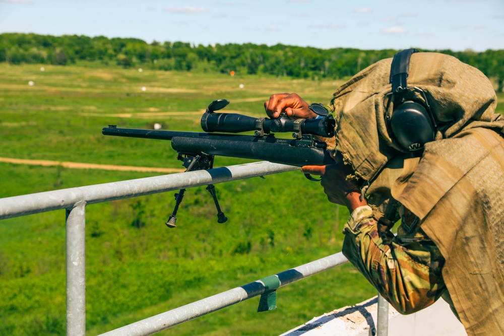 Air Force Security Forces Fire the M110A1 SDMR at Camp Ripley