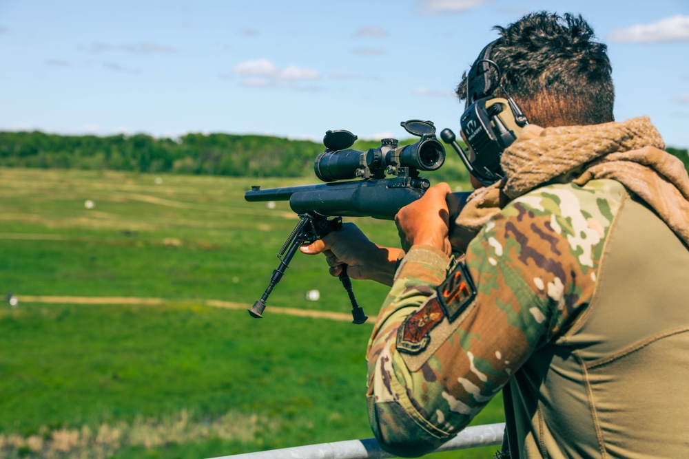 Air Force Security Forces Fire the M110A1 SDMR at Camp Ripley