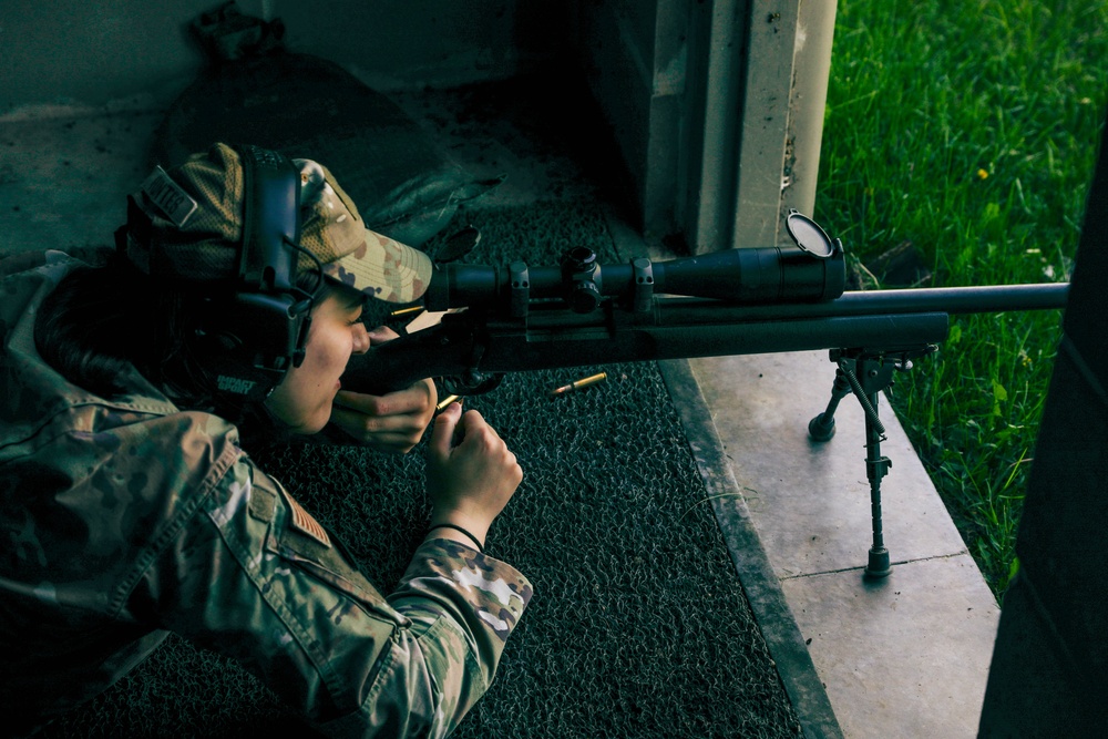 Air Force Security Forces Fire the M110A1 SDMR at Camp Ripley