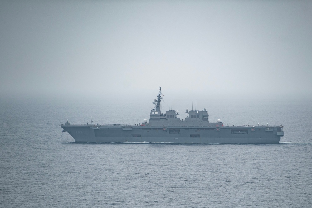 JMSDF Ise Transits East China Sea During Freedom Edge