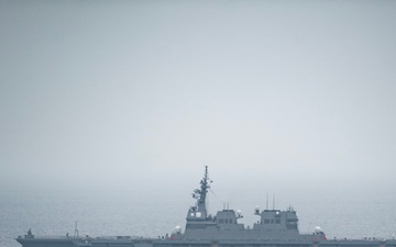 JMSDF Ise Transits East China Sea During Freedom Edge
