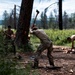 Survival, Evasion, Resistance, and Escape pre-team 25-A particpates in firecraft exercise