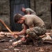 Survival, Evasion, Resistance, and Escape pre-team 25-A particpates in firecraft exercise