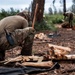 Survival, Evasion, Resistance, and Escape pre-team 25-A particpates in firecraft exercise