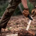Survival, Evasion, Resistance, and Escape pre-team 25-A particpates in firecraft exercise