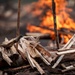 Survival, Evasion, Resistance, and Escape pre-team 25-A particpates in firecraft exercise
