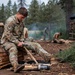 Survival, Evasion, Resistance, and Escape pre-team 25-A particpates in firecraft exercise