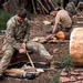 Survival, Evasion, Resistance, and Escape pre-team 25-A particpates in firecraft exercise