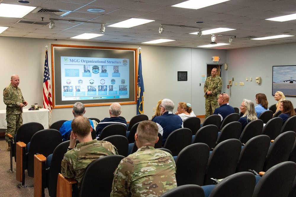 Honorary Commanders tour the 436th MGG