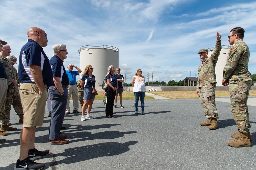 Honorary Commanders tour the 436th MGG