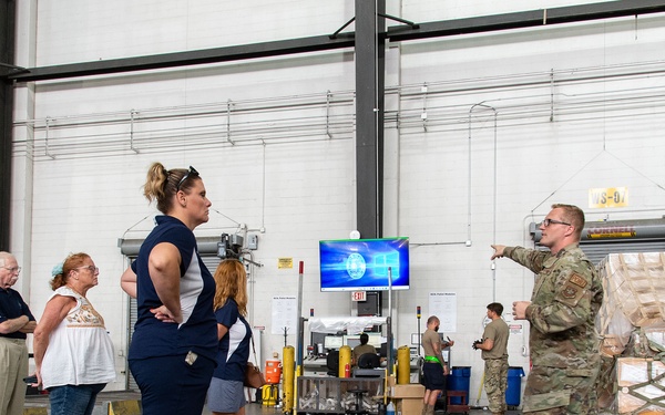 Honorary Commanders tour the 436th MGG