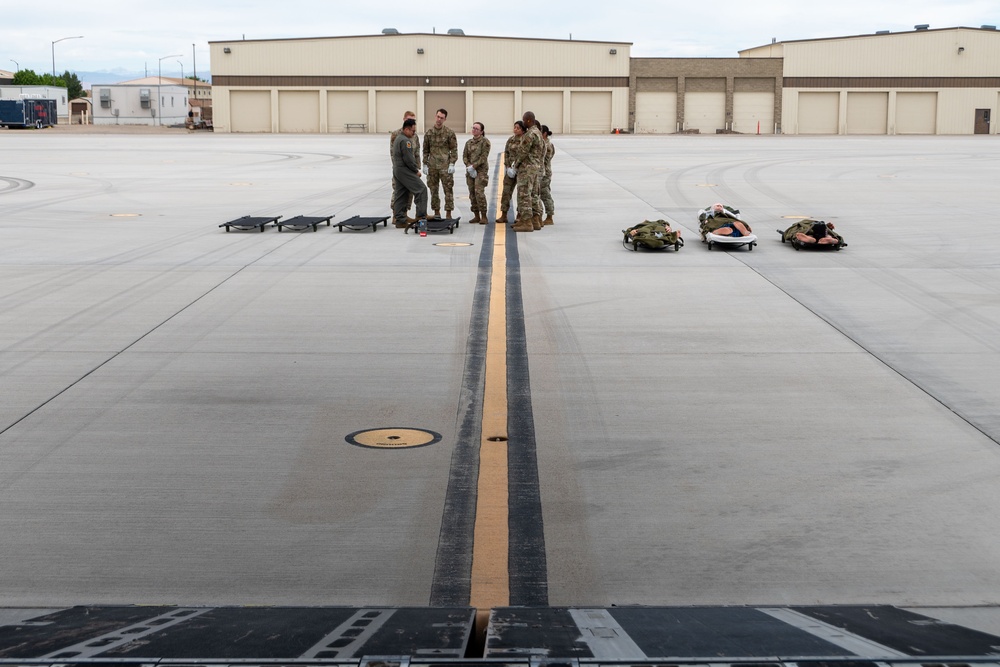 366th MDG participates in Aeromedical Evacuation Training