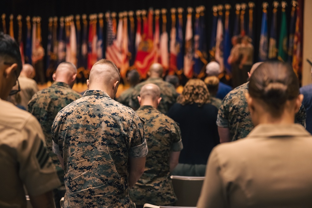 Marine Corps Base Quantico Welcomes Its New Commanding Officer During a Change of Command Ceremony