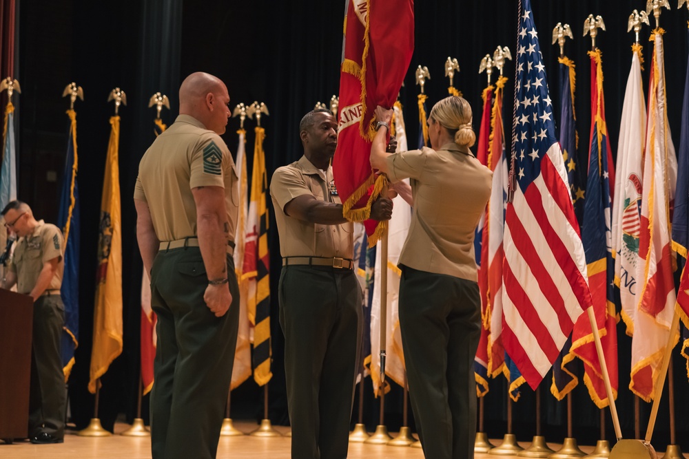 Marine Corps Base Quantico Welcomes Its New Commanding Officer During a Change of Command Ceremony