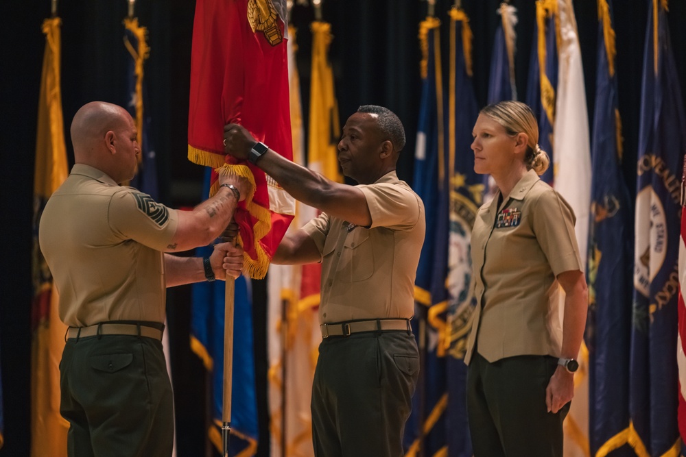 Marine Corps Base Quantico Welcomes Its New Commanding Officer During a Change of Command Ceremony