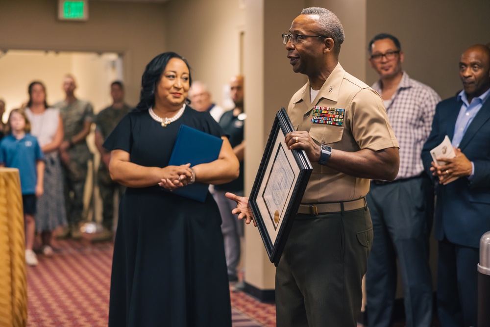 Marine Corps Base Quantico Welcomes Its New Commanding Officer During a Change of Command Ceremony