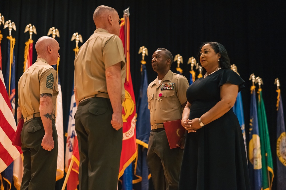 Marine Corps Base Quantico Welcomes Its New Commanding Officer During a Change of Command Ceremony