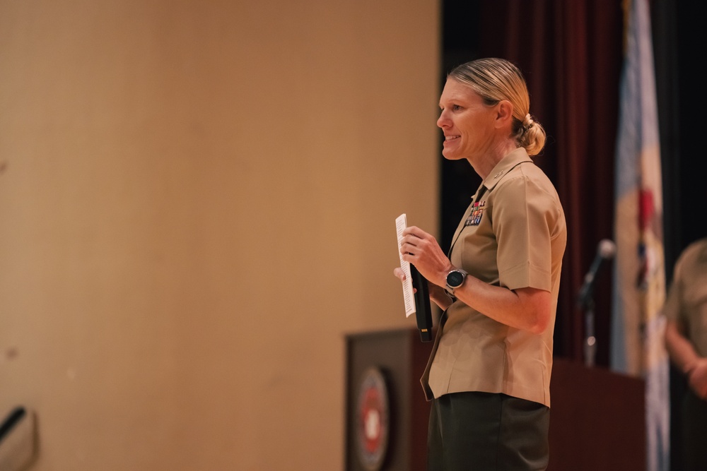 Marine Corps Base Quantico Welcomes Its New Commanding Officer During a Change of Command Ceremony