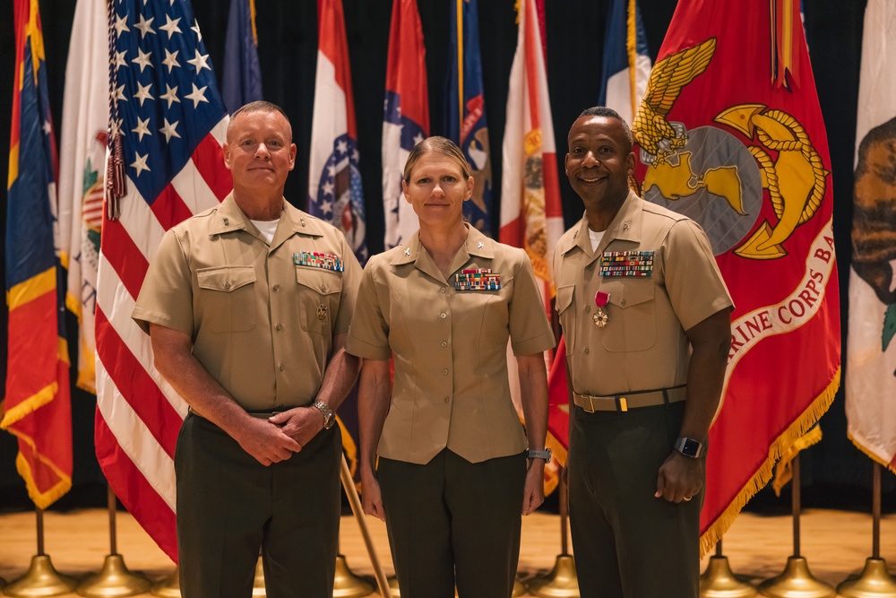 Marine Corps Base Quantico Welcomes Its New Commanding Officer During a Change of Command Ceremony