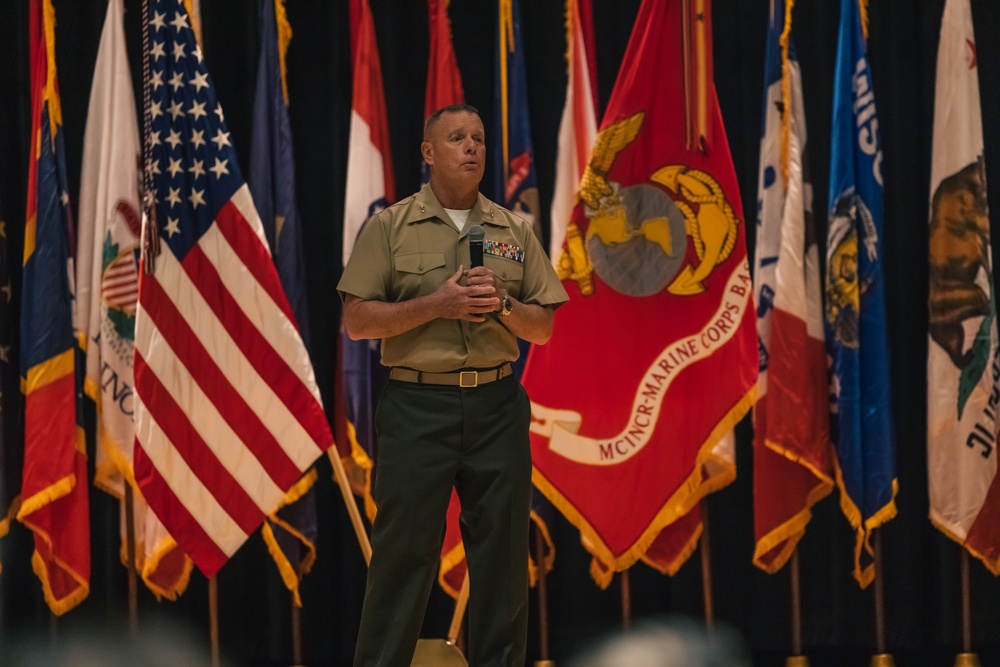 Marine Corps Base Quantico Welcomes Its New Commanding Officer During a Change of Command Ceremony