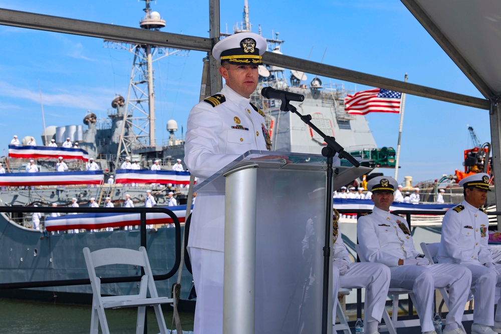 USS Vicksburg Decommissioning