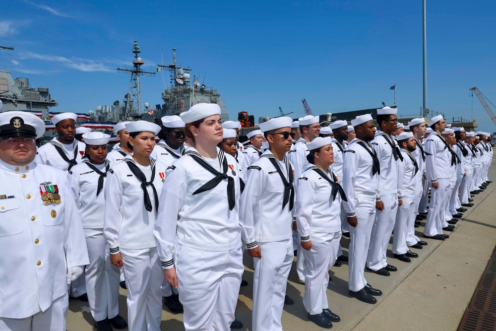 USS Vicksburg Decommissioning