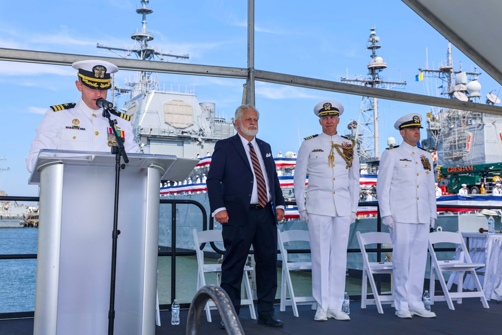 USS Vicksburg Decommissioning