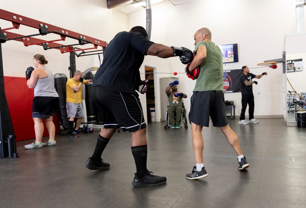 Walter Reed Hold Weekly Adaptive Boxing Class