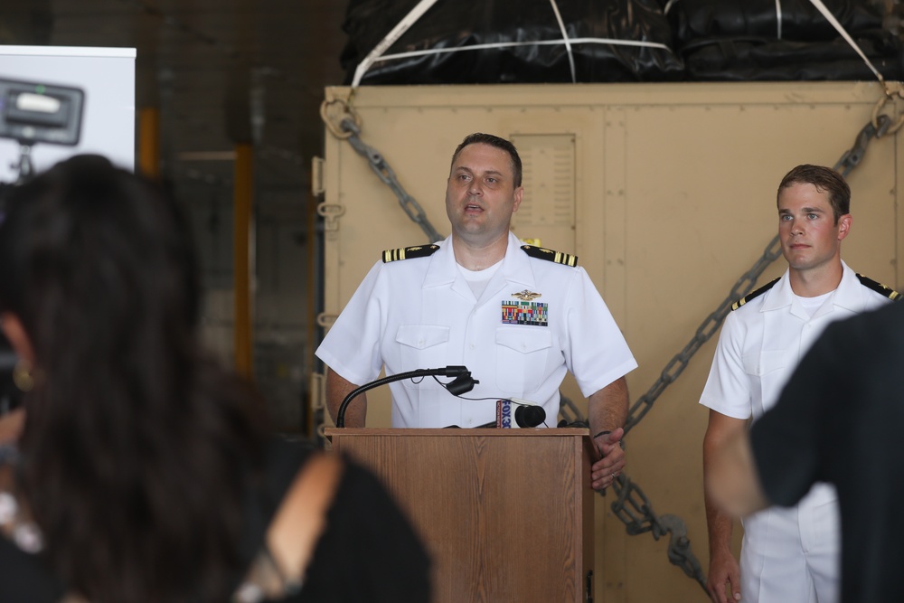 Rear Admiral Aiken Press Conference