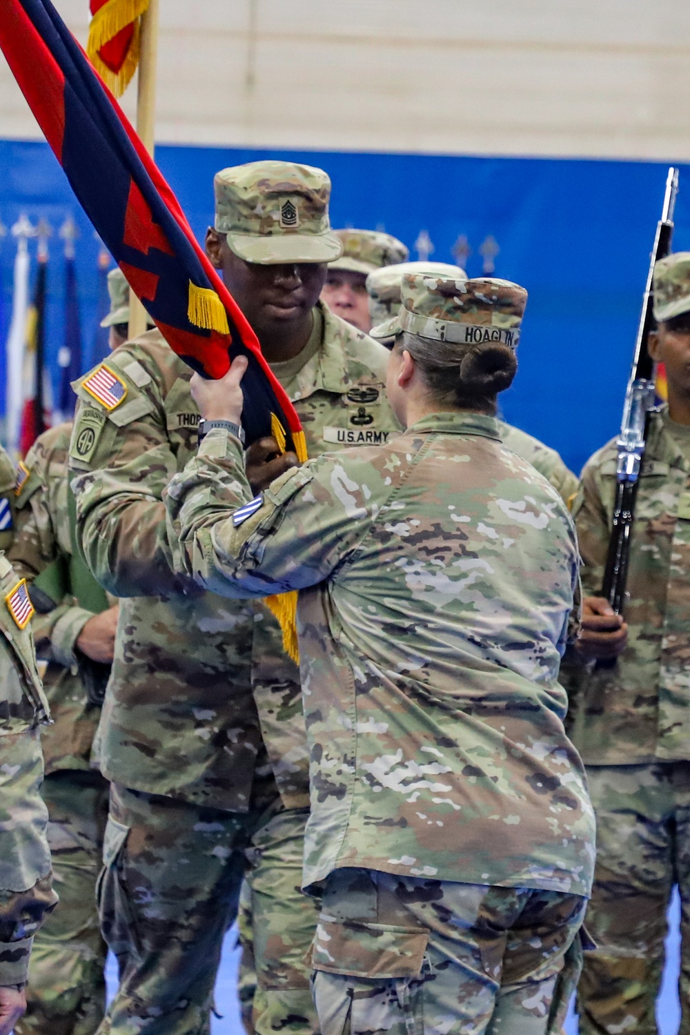 Sustainment Soldiers Host Change of Command