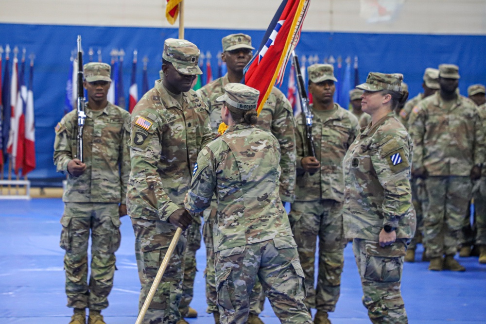 Sustainment Soldiers Host Change of Command