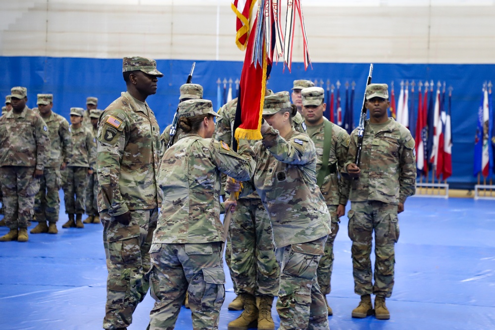 Sustainment Soldiers Host Change of Command