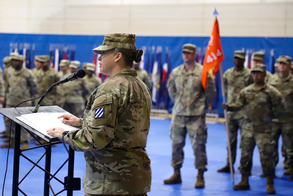 Sustainment Soldiers Host Change of Command