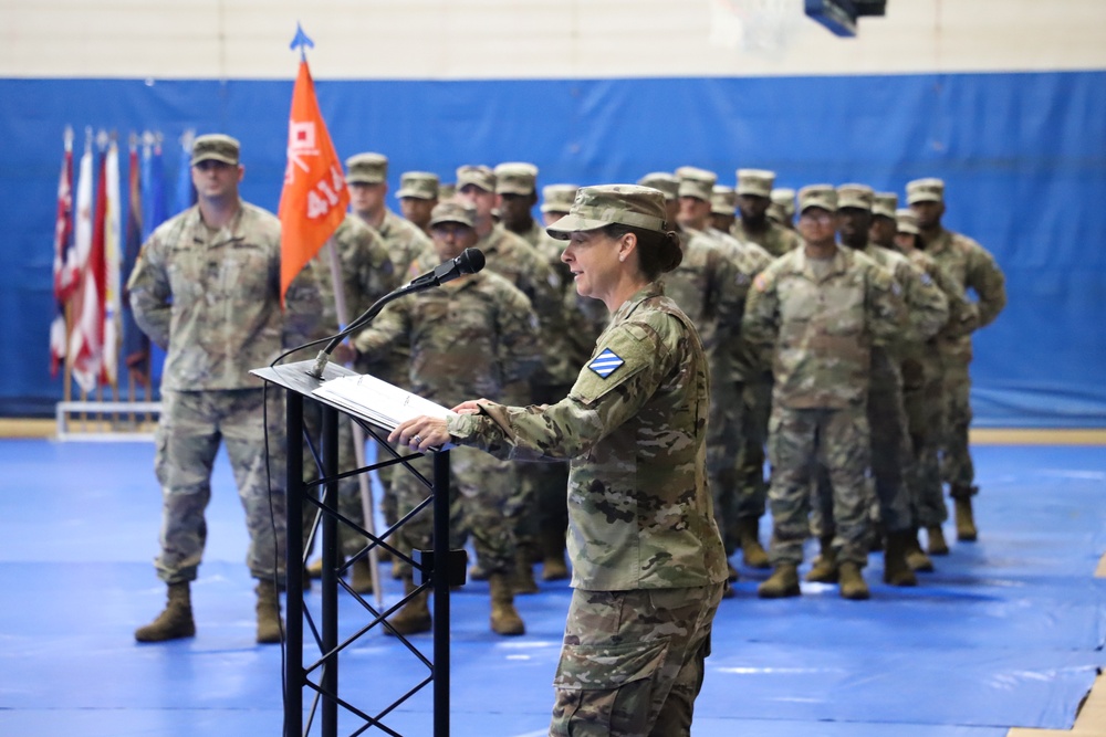 Sustainment Soldiers Host Change of Command