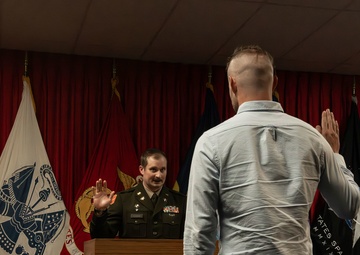 Michigan Cyber Officer Swears Twin Brother in as newest Cyber Operations Specialist