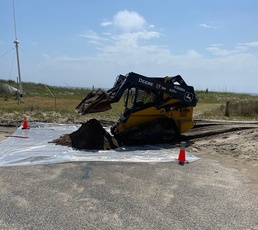Buxton FUDS pipe removal work completed, results pending