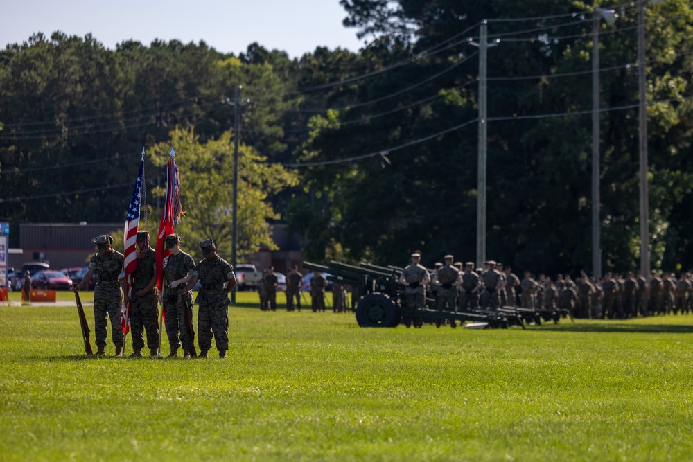 2nd Marine Logistics Group Change of Command Ceremony