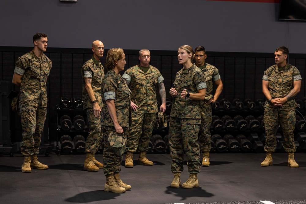 DVIDS - Images - 4th MLG Visits the Human Performance Center [Image 4 of 6]