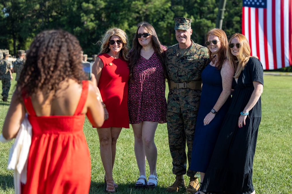 2nd Marine Logistics Group Change of Command Ceremony