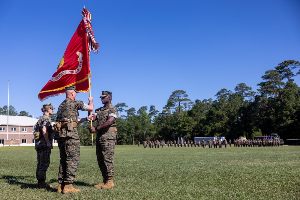 2nd Marine Logistics Group Change of Command Ceremony