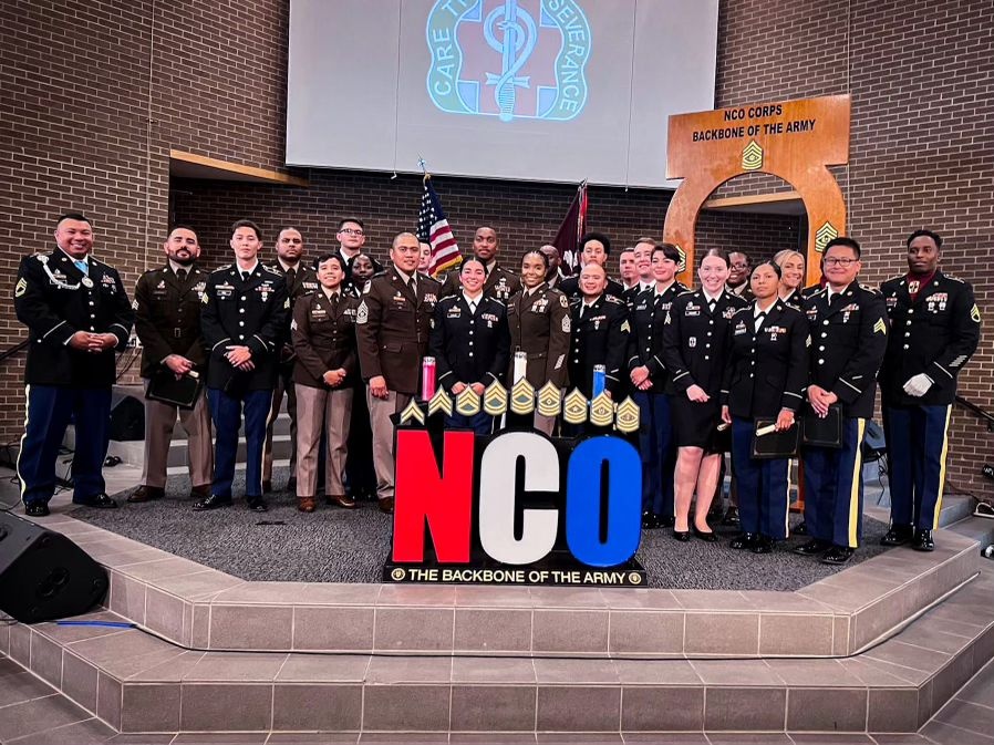 The 9th Hospital Center Upholds a Cherished Tradition by Hosting the Non-Commissioned Officer Induction Ceremony at Ft. Cavazos, Texas