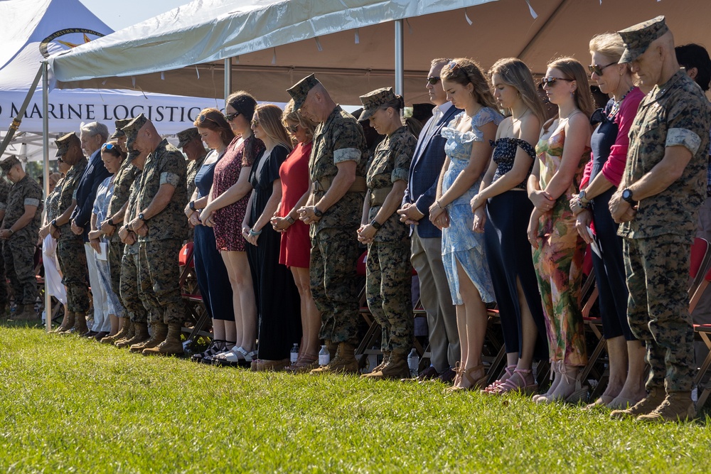 2nd Marine Logistics Group Change of Command Ceremony