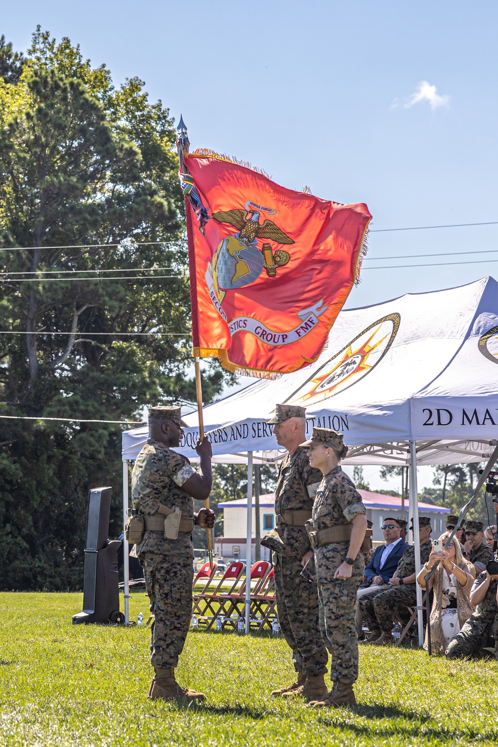 2nd Marine Logistics Group Change of Command Ceremony