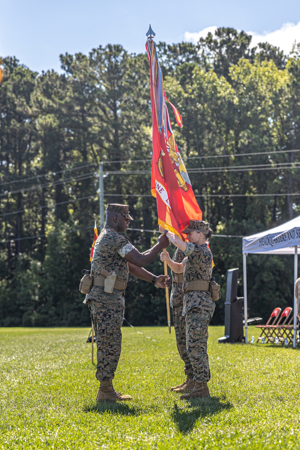 2nd Marine Logistics Group Change of Command Ceremony