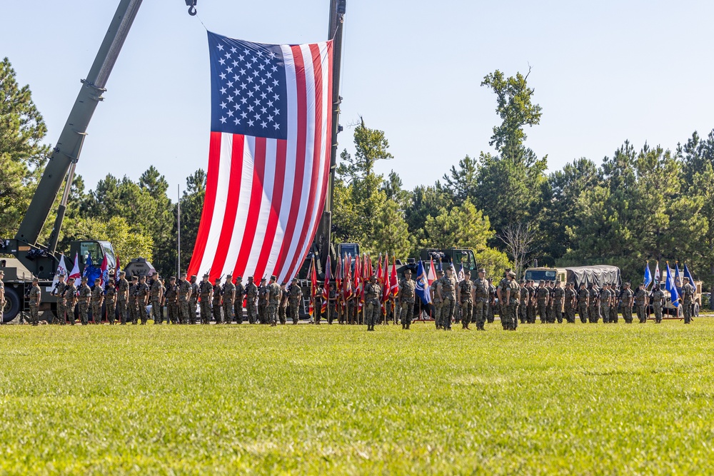 2nd Marine Logistics Group Change of Command Ceremony