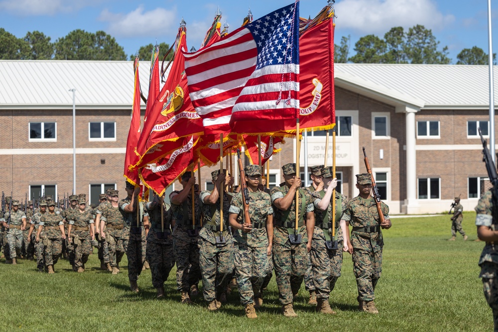 2nd Marine Logistics Group Change of Command Ceremony